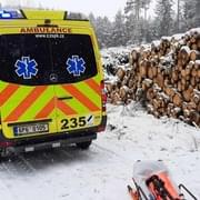 Záchranáři děkují lesním dělníkům