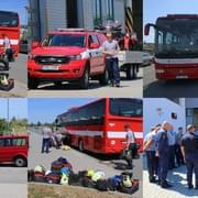 Další hasiči vyrážejí z Plzně na pomoc do Hřenska
