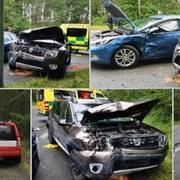 Nehoda na vjezdu do Plzně, bohužel bylo zraněno i dítě