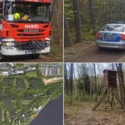 Záchranná akce v lese u Borské přehrady