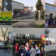 Evakuace mateřské školky na Slovanech, na místě zasahují všechny složky IZS