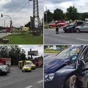 Vážná nehoda uzavřela výjezd z Plzně na Třemošnou