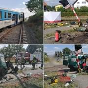 Střet vlaku s autem - žena nepřežila a muž je v kritickém stavu
