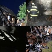 Noční požár způsobil téměř milionovou škodu