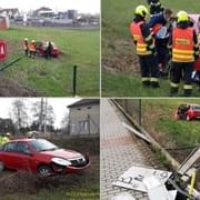 Kuriózní dopravní nehoda v Černicích