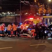 Aktualizace: Vážná nehoda v centru Plzně