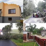 Část Plzeňského kraje zasáhla bouře